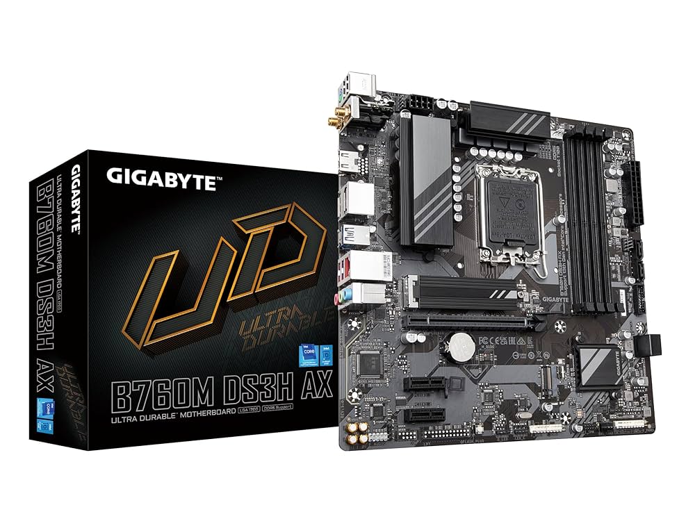 MB GIGABYTE B760M DS3H AX WIFI 6E DDR5