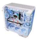 Case DarkFlash DY470 WHITE ATX with 4x ARGB Fans