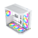 XIGMATEK CASE CUBI II ARCTIC 7 FAN RGB WHITE