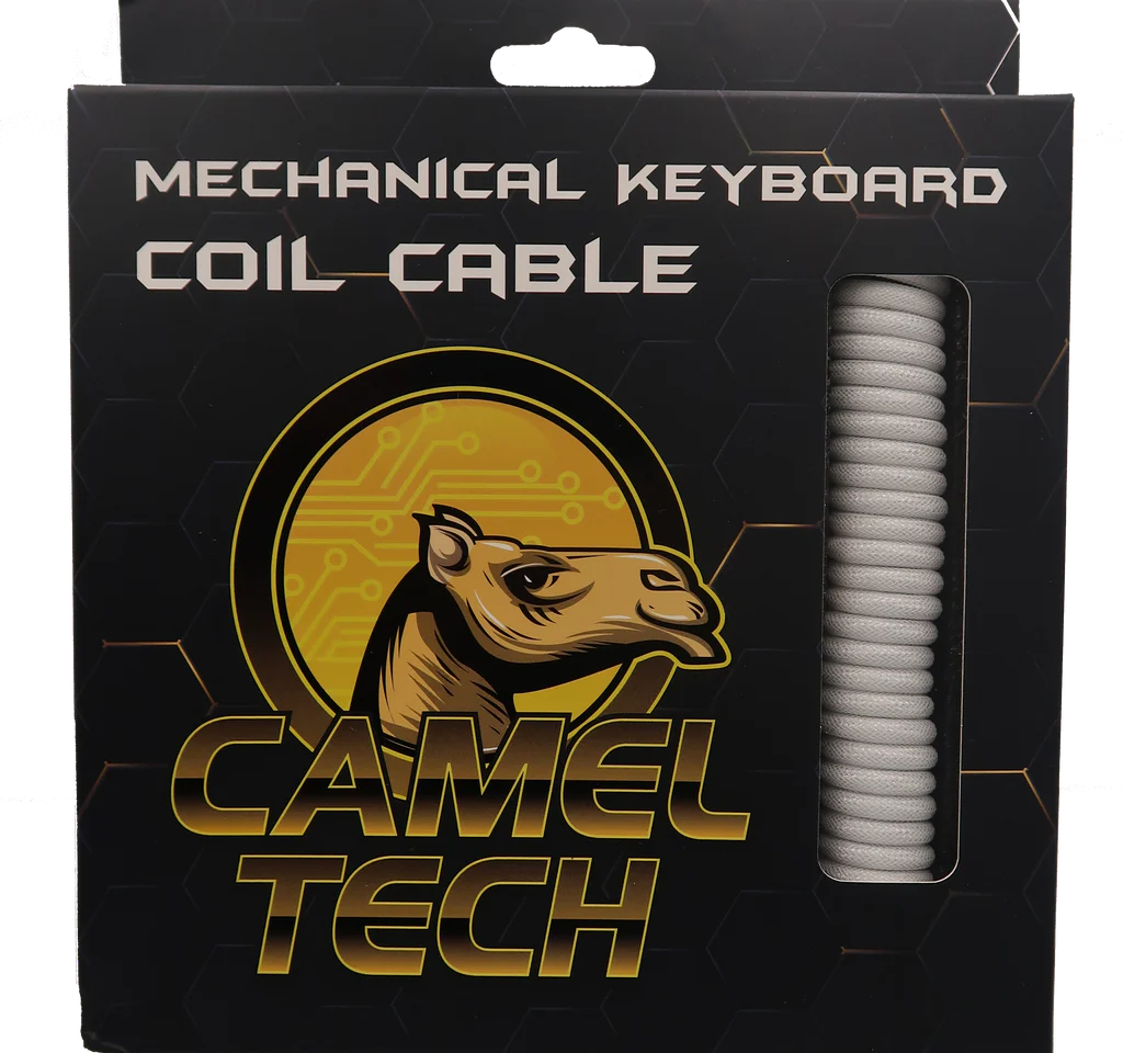 CABLE CAMEL TECH COILED - WHITE