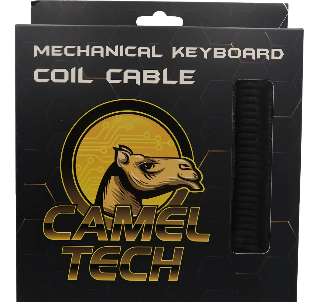CABLE CAMEL TECH COILED - BLACK