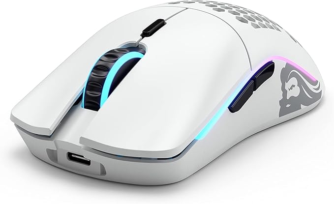 MOUSE GLORIOUS MODEL O WIRELESS MATTE WHITE 