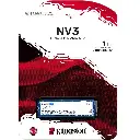 Kingston 1TB M.2 NV3 PCIe 4.0 NVMe Internal SSD, Capacity 6000 MB/s 