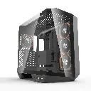 Case DarkFlash DY470 BLACK with 4x ARGB Fans