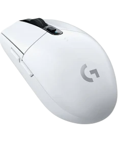USED LOGITECH G305 WHITE MOUSE WIRELESS LIGHT SPEED - BATTERY LIFE 250 hours 