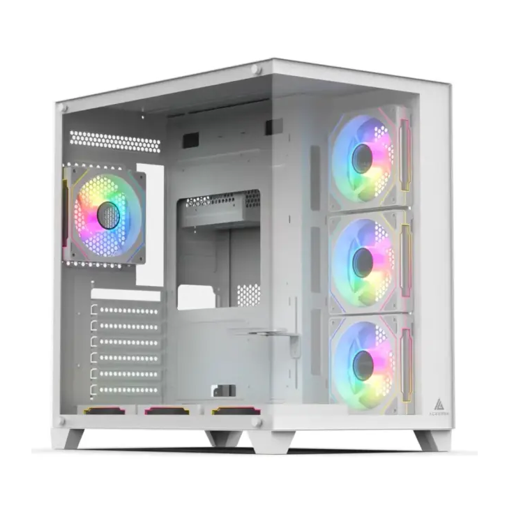 CASE MERCURY R425 PRO (TYPE-C) 7 ARGB FANS WHITE