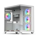 CASE MERCURY R425 PRO (TYPE-C) 7 ARGB FANS WHITE