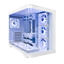 TORTOX CASE CURVO WHITE With 7 FAN RGB TX240502