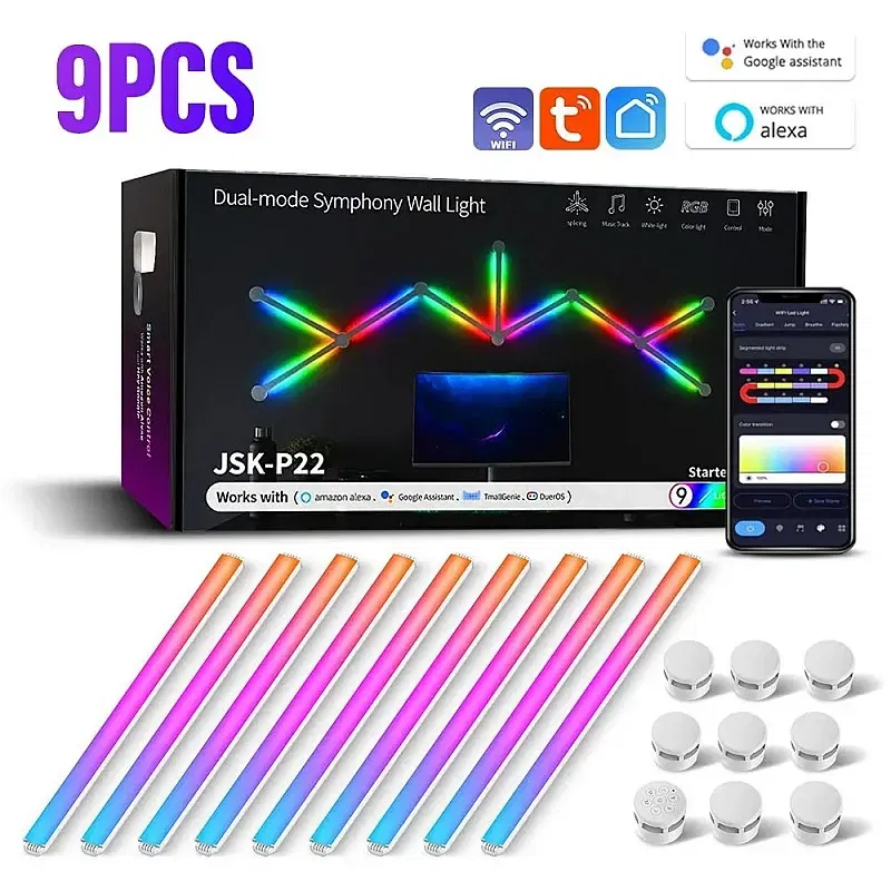 V8J Symphony Wall Light Smart black JSK-P22 