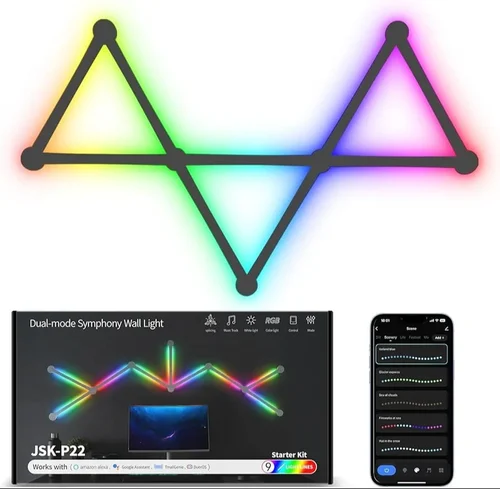 V8J Symphony Wall Light Smart black JSK-P22 