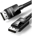 CABLE UGREEN DISPLAY PORT 1.4 MALE TO MALE PLASTIC CASE BRAIDED 5M - 80394
