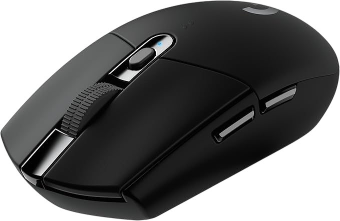 USED LOGITECH G305 BLACK MOUSE WIRELESS LIGHT SPEED, BATTERY LIFE 250 hours 