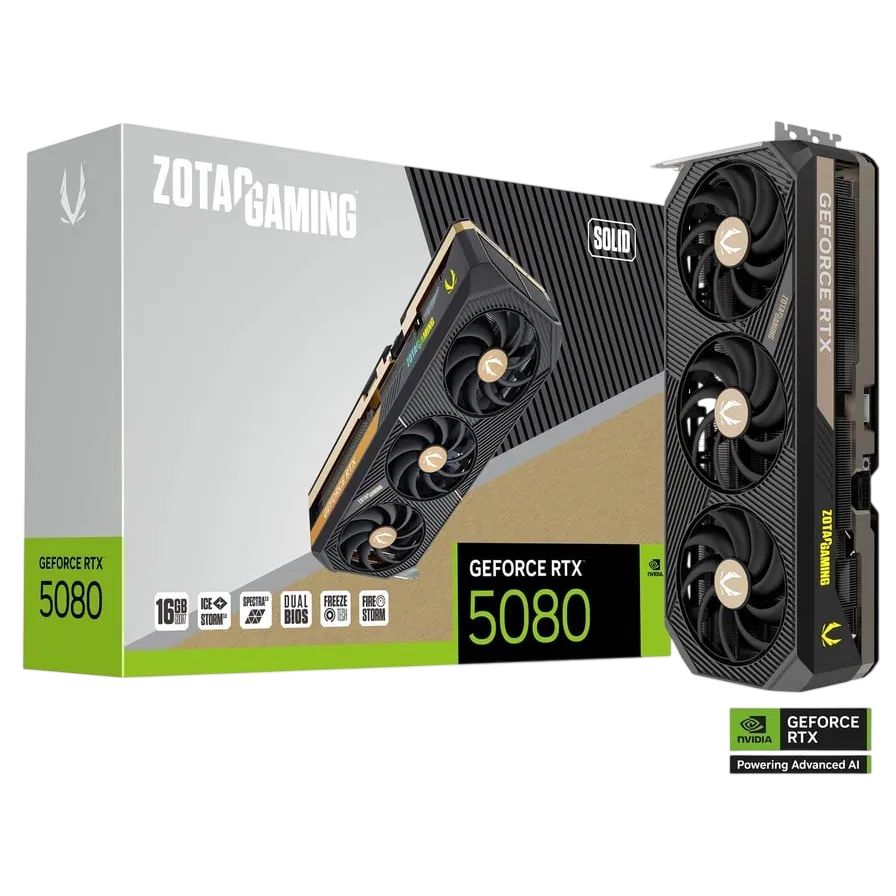 ZOTAC GAMING GeForce RTX 5080 SOLID CORE