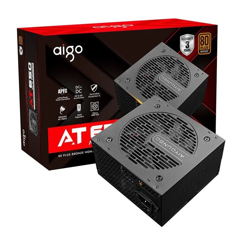 Power Supply 650W 80 Plus Bronze Aigo AT650 