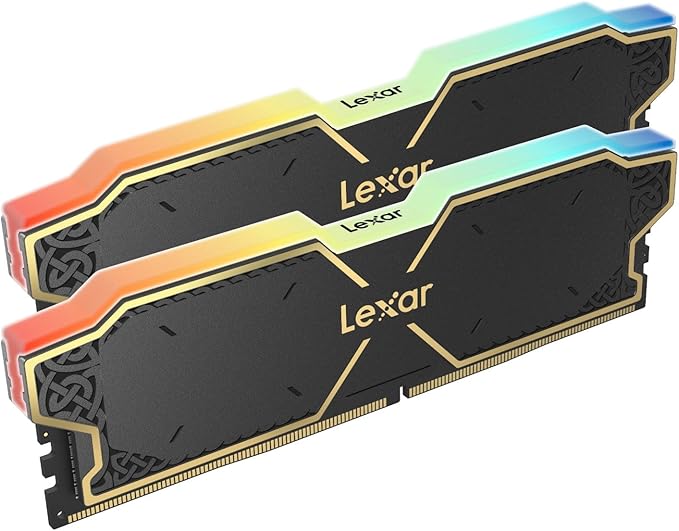 RAM Lexar DDR5 6000 32GB KIT(16GB*2) RGB, CL38, THOR Black LD5U16G60C38BG