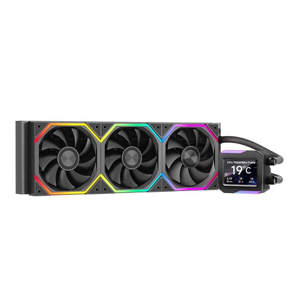 Liquid Cooler JUNGLE LEOPARD ASTROSHEL V2G 360 BLACK WITH 2.8in LCD Display