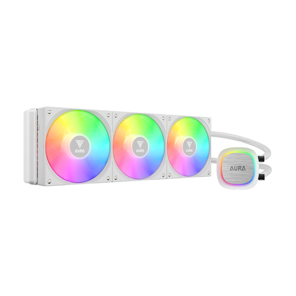 GAMDIAS AURA GL360 V2 WH White Liquid Cooler