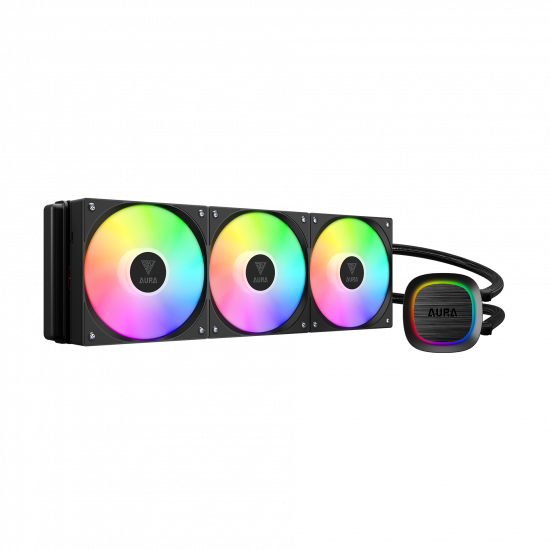 GAMDIAS AURA GL360 V2 Black Liquid Cooler