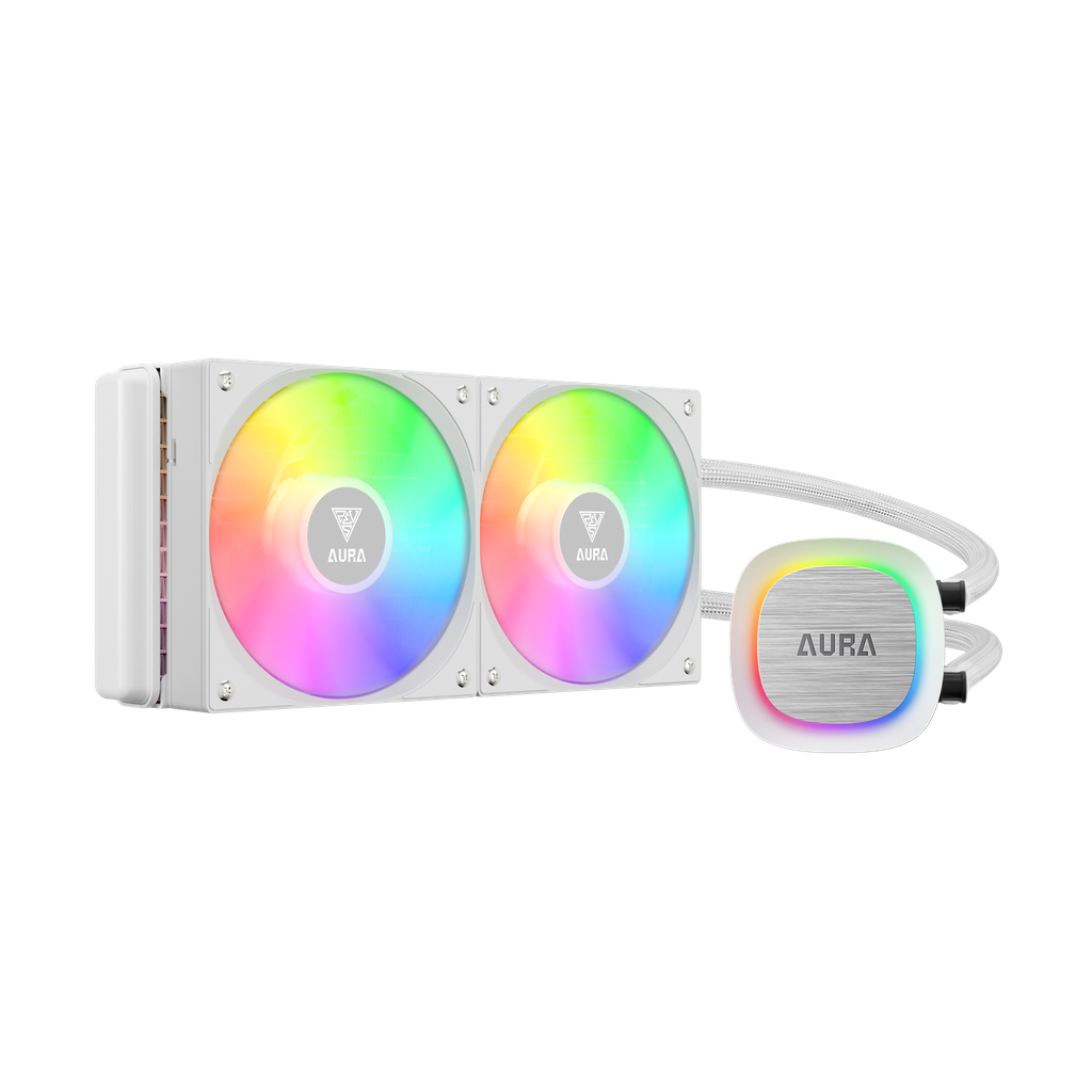 GAMDIAS GL240 V2 White Liquid Cooler