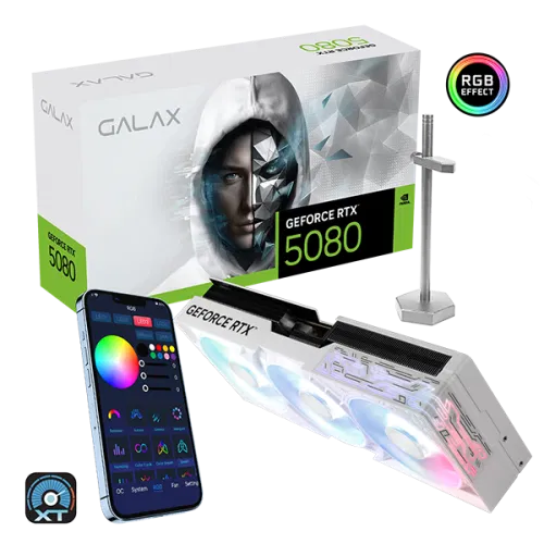 GALAX GeForce RTX 5080 1-Click OC White 16GB GDDR7