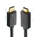 CABLE UGREEN DP to HDMI Cable 1.5M BLACK - 10239