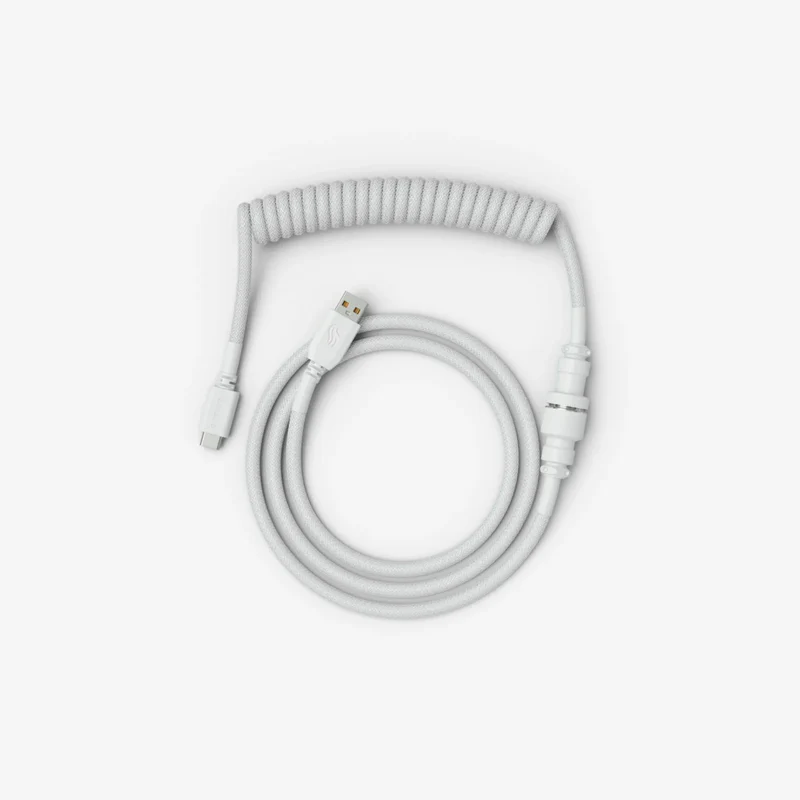 CLORIOUS COILED CABLE- CHOST WHITE