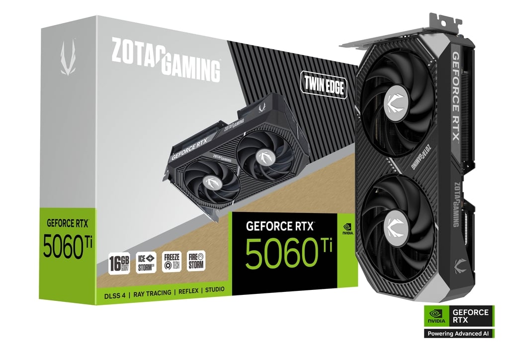 ZOTAC GAMING GeForce RTX 5060 Ti 16GB Twin Edge