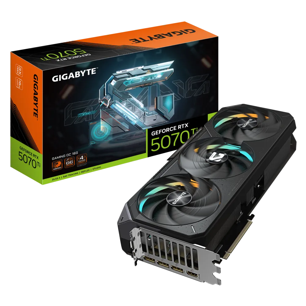 GeForce RTX™ 5070 Ti GAMING OC 16G GV-N507TGAMING OC-16GD