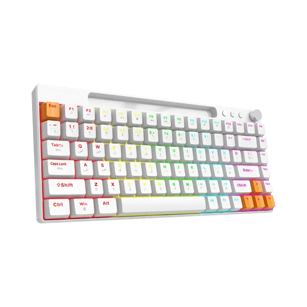 Porodo Gaming Wired mechanical Keyboard White (PDX266-WH)