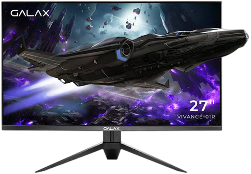 Galax Monitor 27 2K 180Hz 1ms Fast IPS Display VIVANCE-01R  (MGVFBB27NB61)