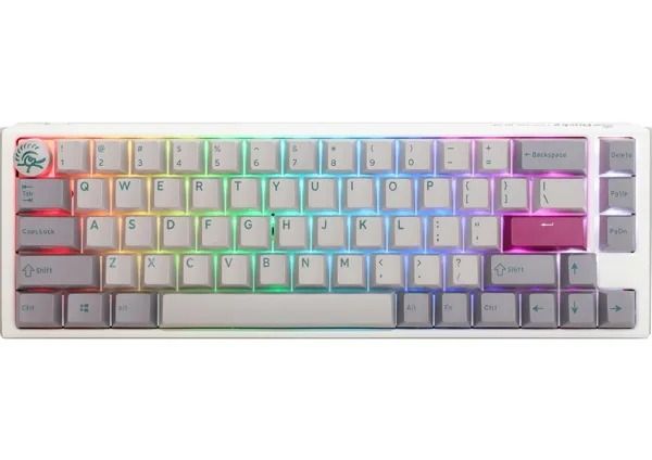 USED Keyboard  Ducky One 3 Mist Grey SF 65% Cherry US Mechanical Gaming 