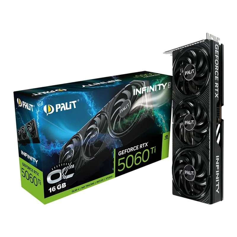 USED GEFORCE RTX5060TI PALIT 16GB GDDR7 - WITH BOX 