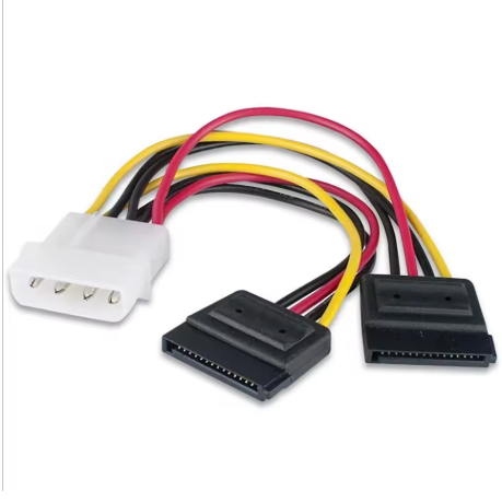 CABLE MOLEX 4 PIN TO 2X SATA  