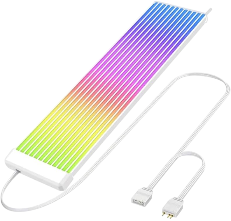 Neon Line Motherboard 24 pin ARGB WHITE Jungle Leopard
