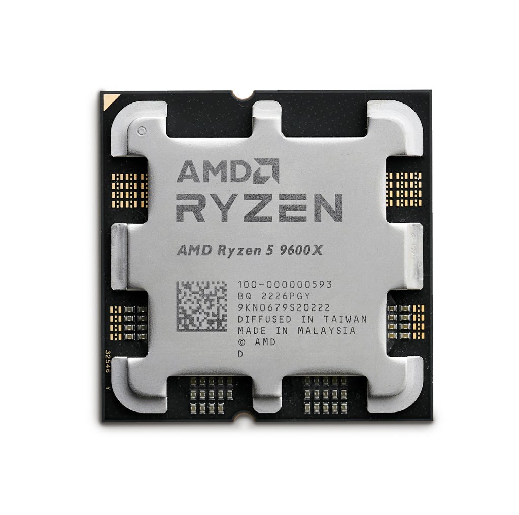 AMD Ryzen 5 9600X AM5 CPU Processor Tray: 6 Cores & 12 Threads 