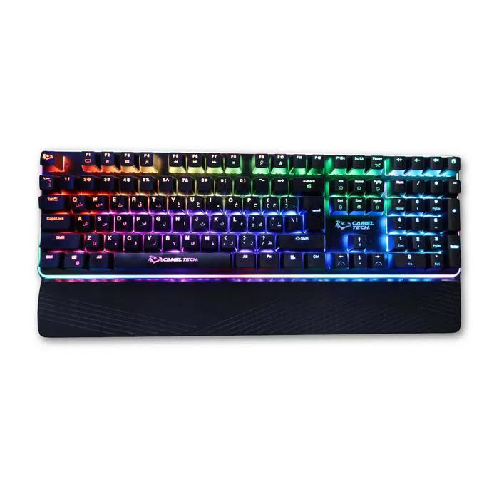 USED Keyboard camel tech Mechanical Sahara 108 Layout RED SWITCH : ENG/AR 