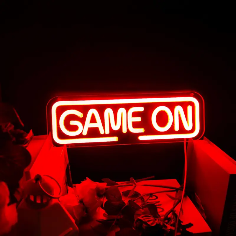 GAME ON" Neon Sign"