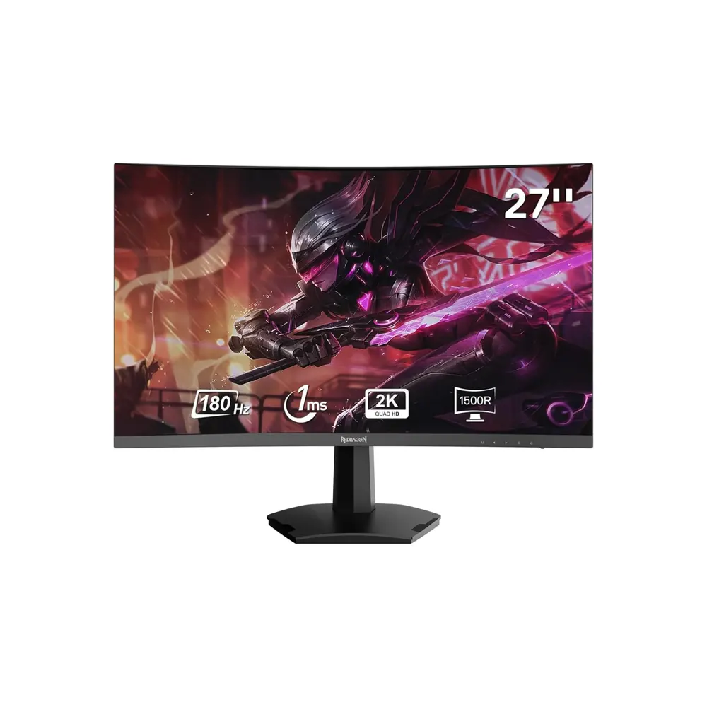   MONITOR Redragon Gaming 27" VA 1.5m 2K Curve 180Hz - GM27H10QC