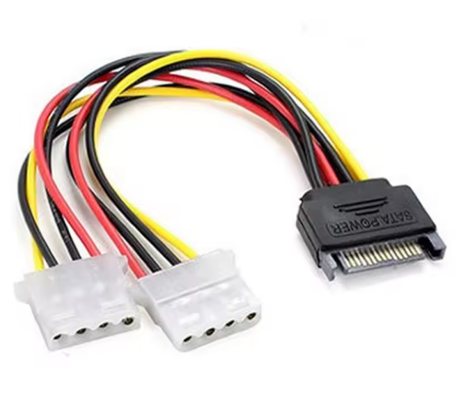CABLE SATA TO 2X MOLEX