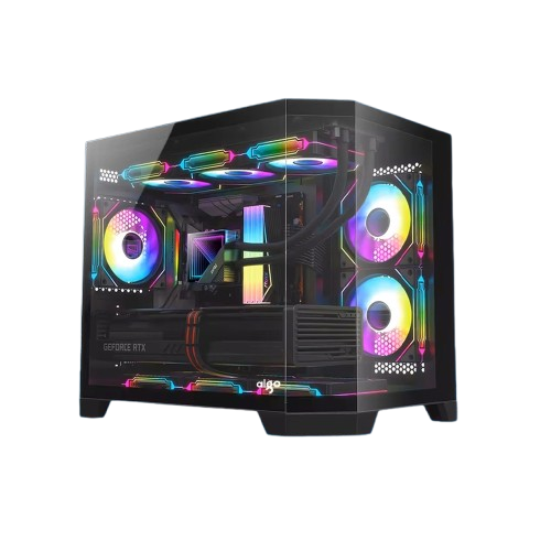 Case DarkFlash FT418 Mid Tower BLACK 6 FANS RGB