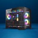 Case DarkFlash FT418 Mid Tower BLACK 6 FANS RGB