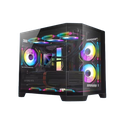 Case DarkFlash FT418 Mid Tower BLACK 6 FANS RGB