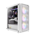 Antec NX292 White Mid Tower RGB Gaming Case - white 
