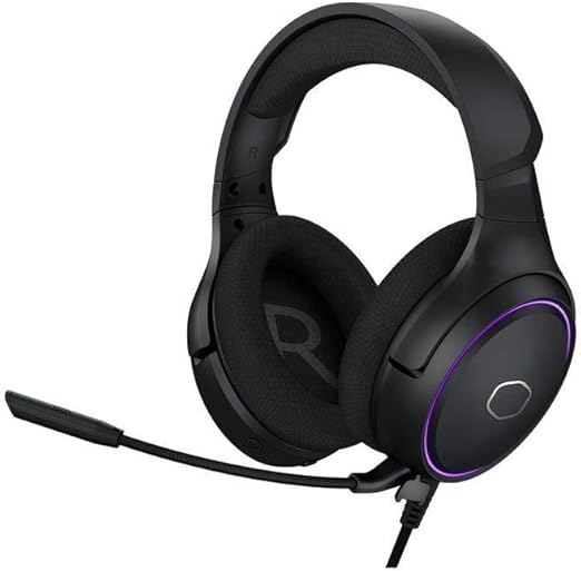 Cooler Master MH650 RGB Gaming Headset with Virtual 7.1 Surround Sound Black -