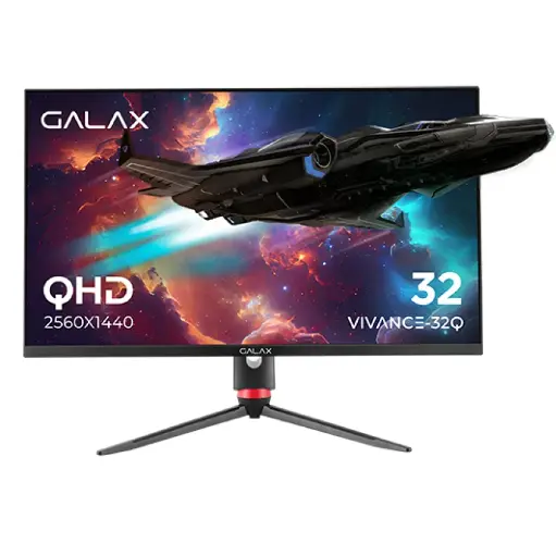 [GS0430] GALAX 32" 2K  IPS 165Hz 1ms HDR 10 HDMI 2.1 sRGB Built-in Speaker Gaming Monitor (VI-32Q)