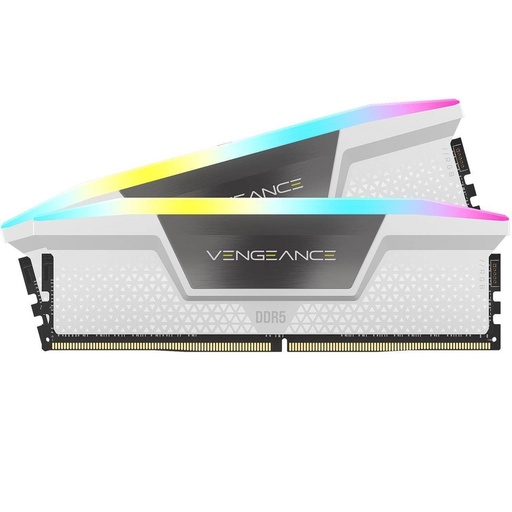[GS1282] RAM 32GB 2x16 6400MHz DDR5 RGB White Corsair Vengeance