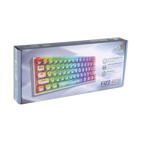 [GS0725] KEYBOARD REDRAGON K617-CT WHITE