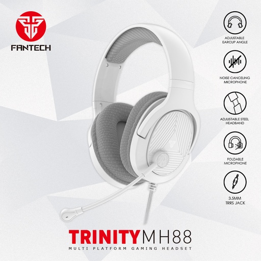 [GS0636] HEADPHONE MH88 WHITE FANTECH