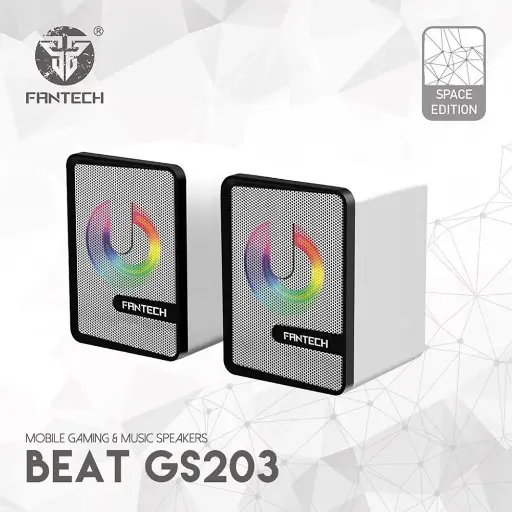 [GS0422] Fantech GS203 Space Edition Speaker WHITE