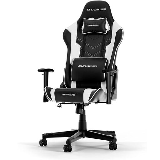 [GS2495] DXRACER GAMING CHAIR Prince SEIRIES Ergonomic White/BLACK | GC-P132-NW
